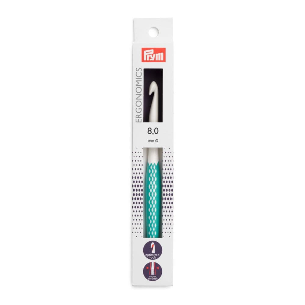 Prym Ergonomic Crochet Hooks sizes 3.0-7.0mm