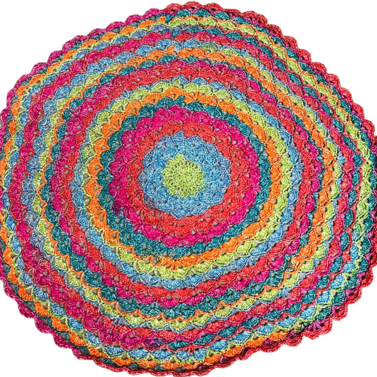 Mandala Ombre - Lotus Flower Blanket - Happy
