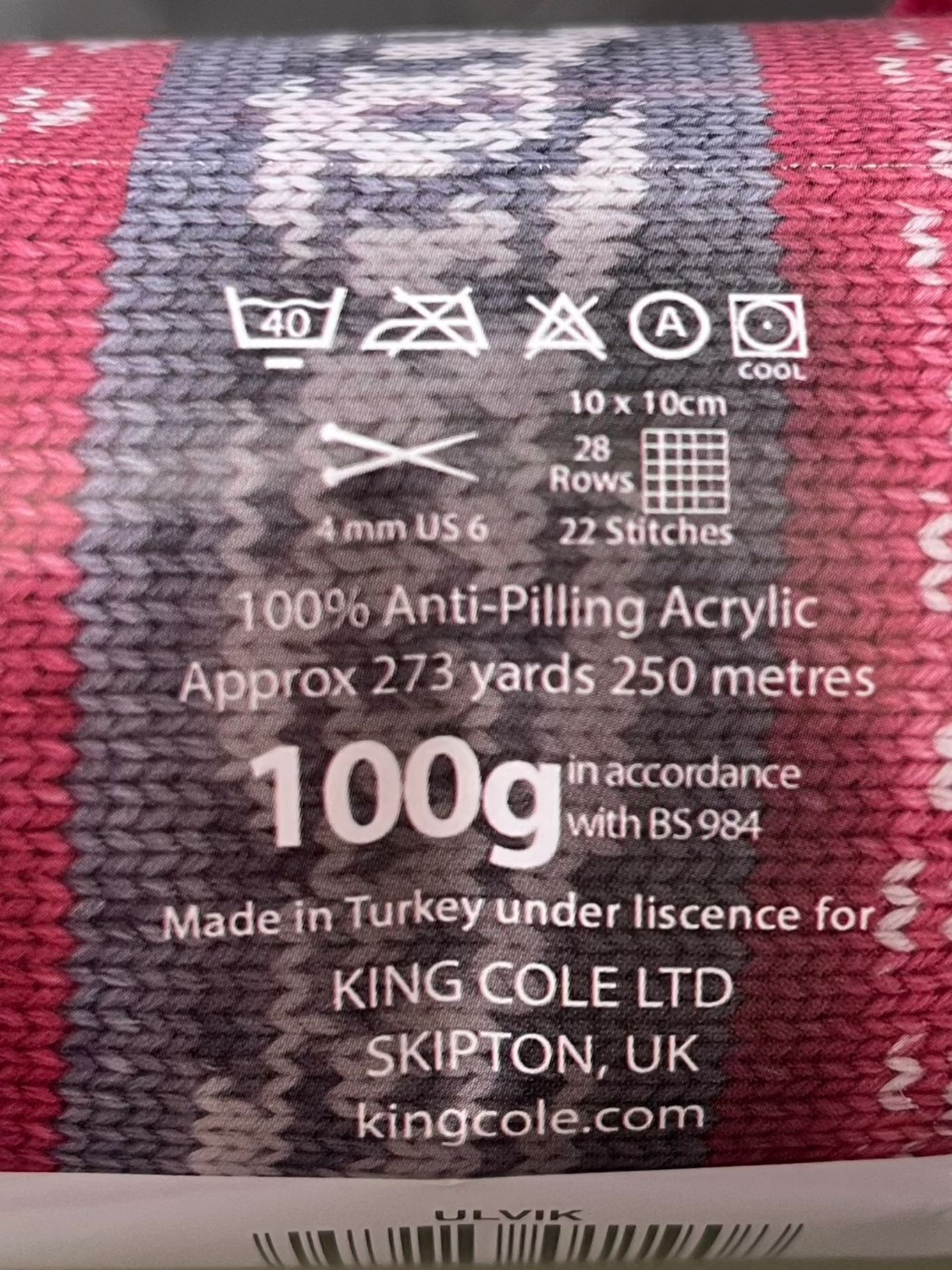 King Cole Fjord DK Anti-pilling Yarn - perfect for knitting