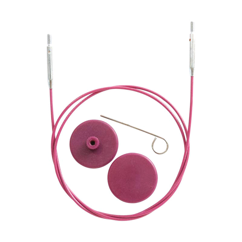 KnitPro Swivel Stainless Steel Cable | For Interchangeable Tips