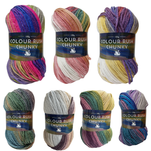 Cygnet Colour Rush Chunky - perfect for knitting and crochet
