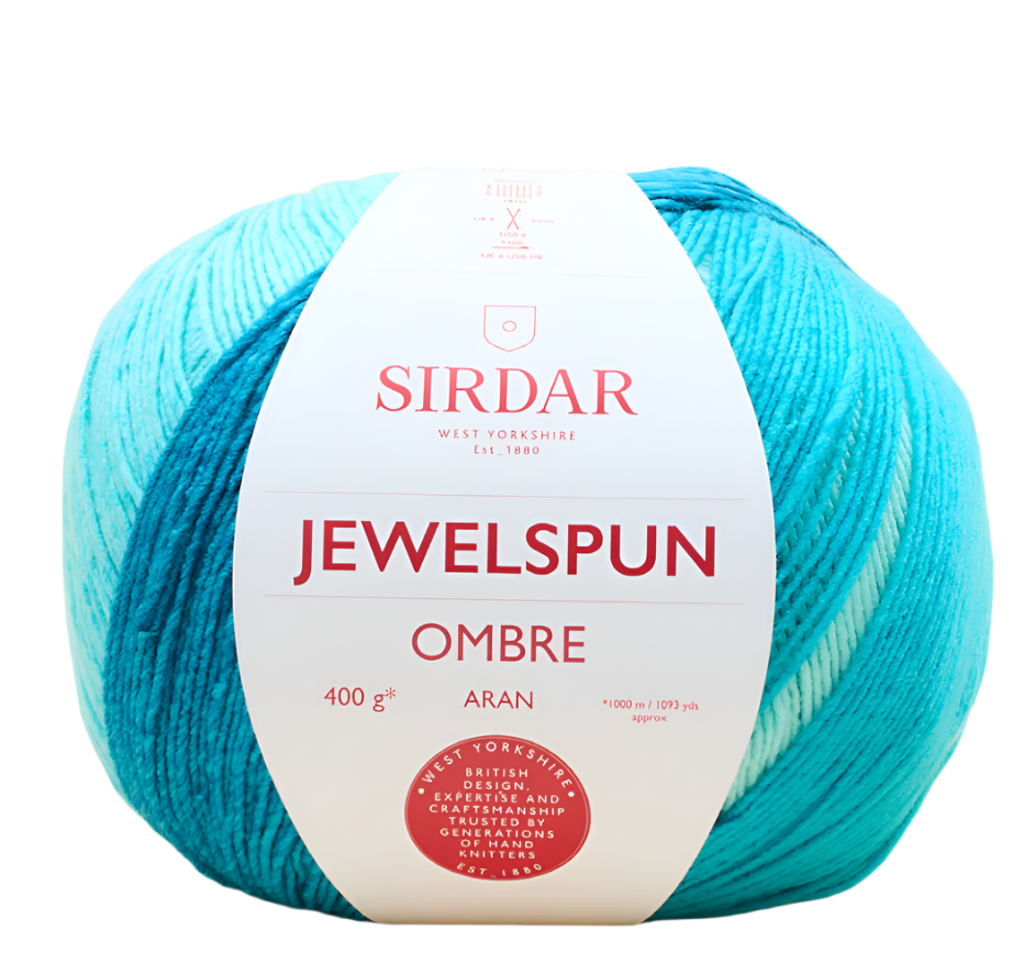 Jewelspun Ombre Aran - Perfect for knitting and crochet