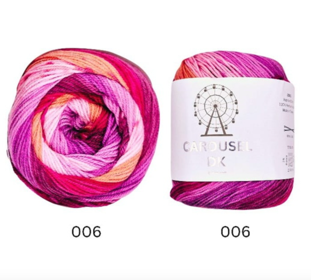 Woolcraft Carousel DK Acrylic Yarn - Perfect for knitting and crocheting