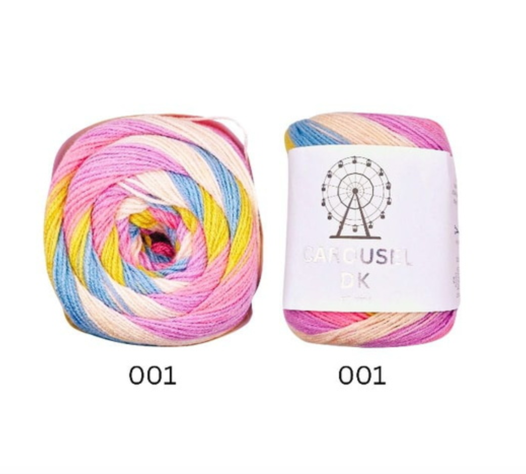 Woolcraft Carousel DK Acrylic Yarn - Perfect for knitting and crocheting