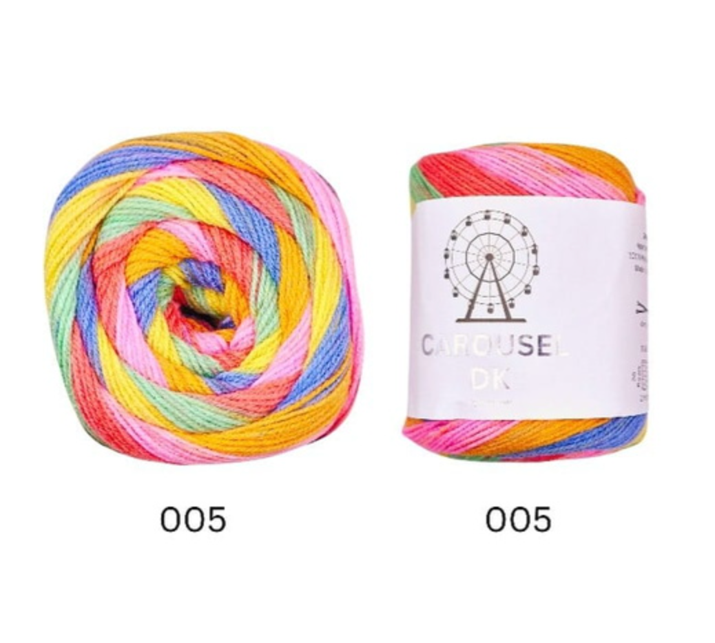 Woolcraft Carousel DK Acrylic Yarn - Perfect for knitting and crocheting
