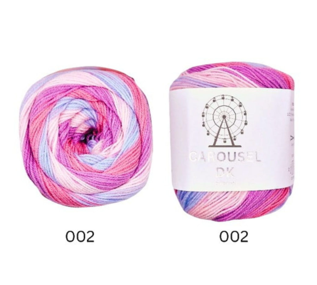 Woolcraft Carousel DK Acrylic Yarn - Perfect for knitting and crocheting