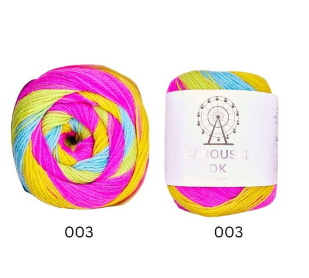 Woolcraft Carousel DK Acrylic Yarn - Perfect for knitting and crocheting