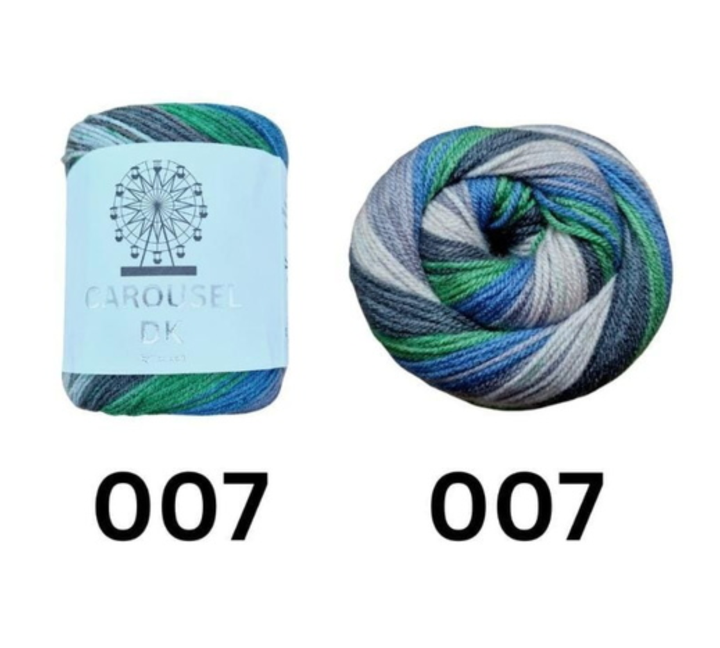 Woolcraft Carousel DK Acrylic Yarn - Perfect for knitting and crocheting