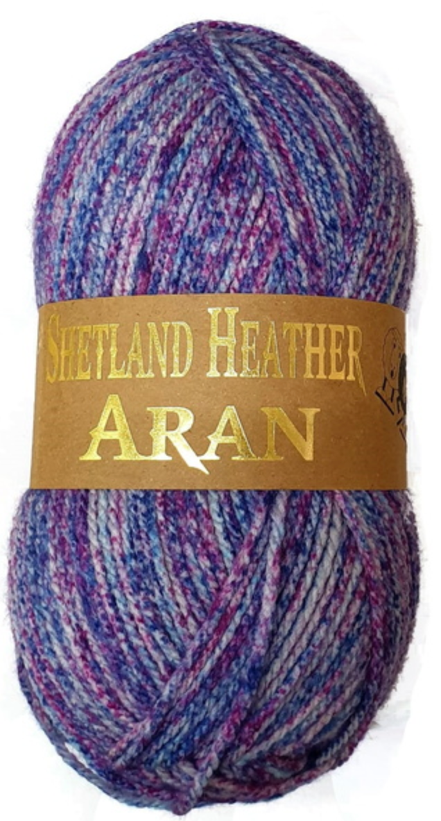 Shetland Heather Aran - perfect for knitting and crochet