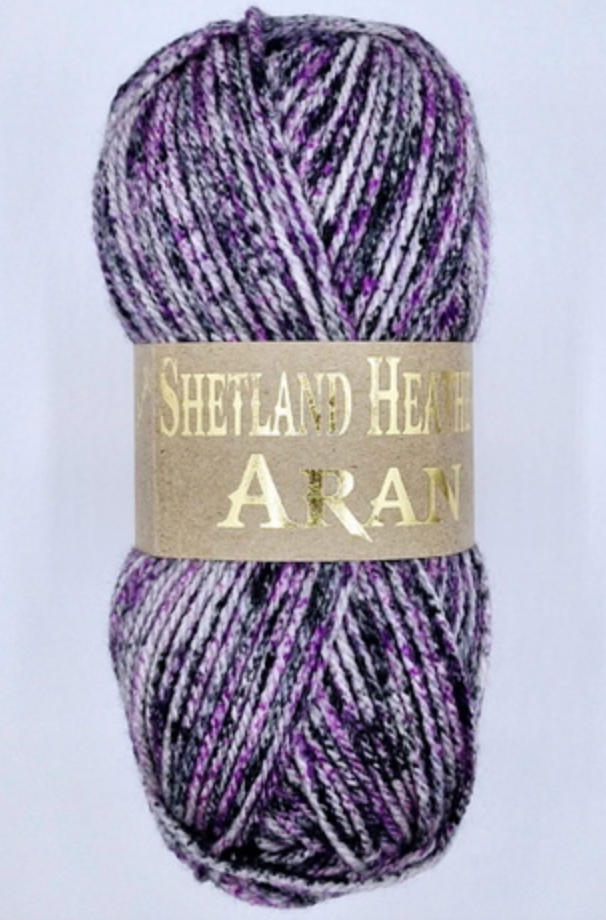 Shetland Heather Aran - perfect for knitting and crochet