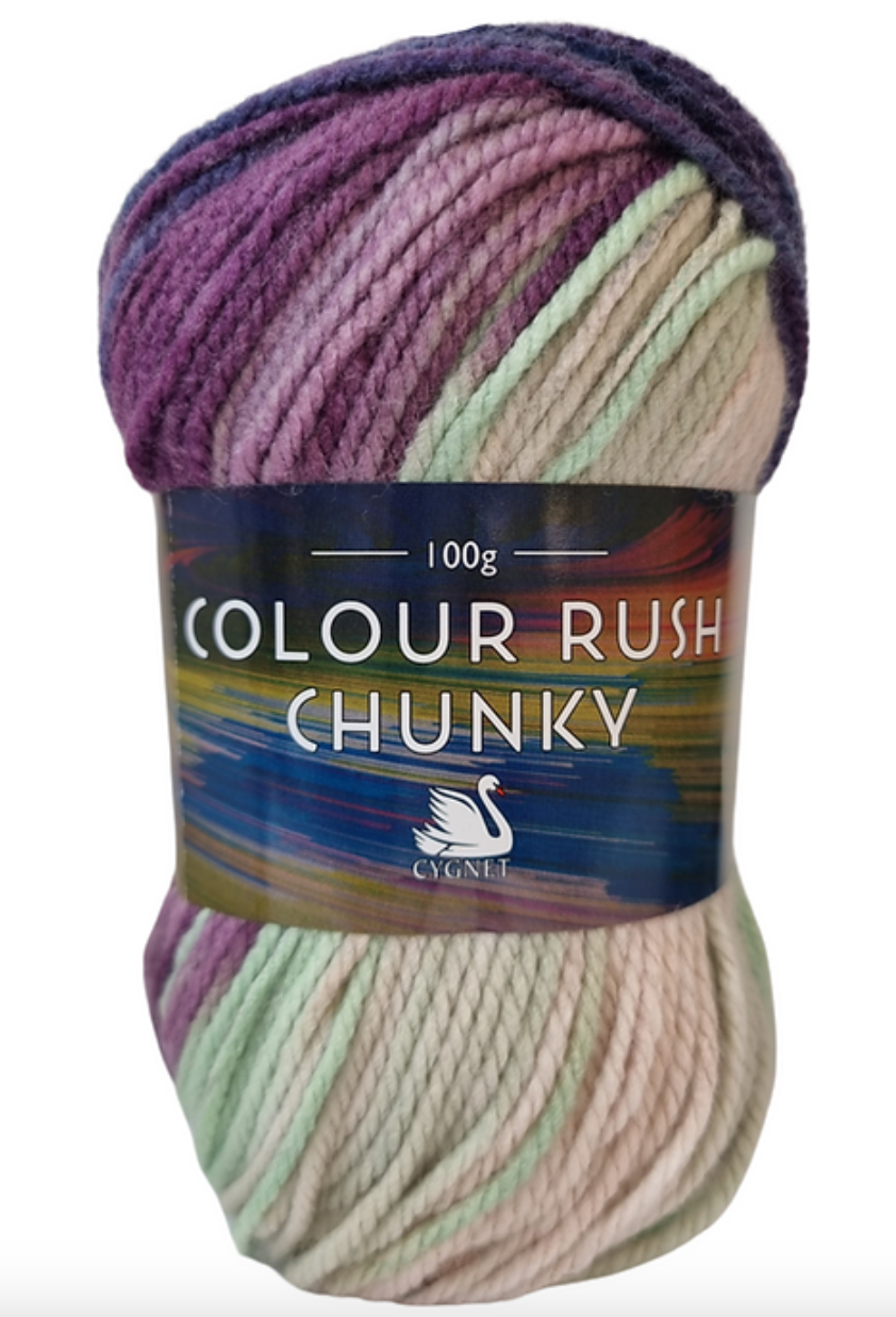 Cygnet Colour Rush Chunky - perfect for knitting and crochet