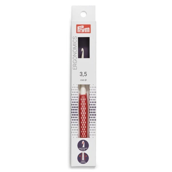 Prym Ergonomic Crochet Hooks sizes 3.0-7.0mm