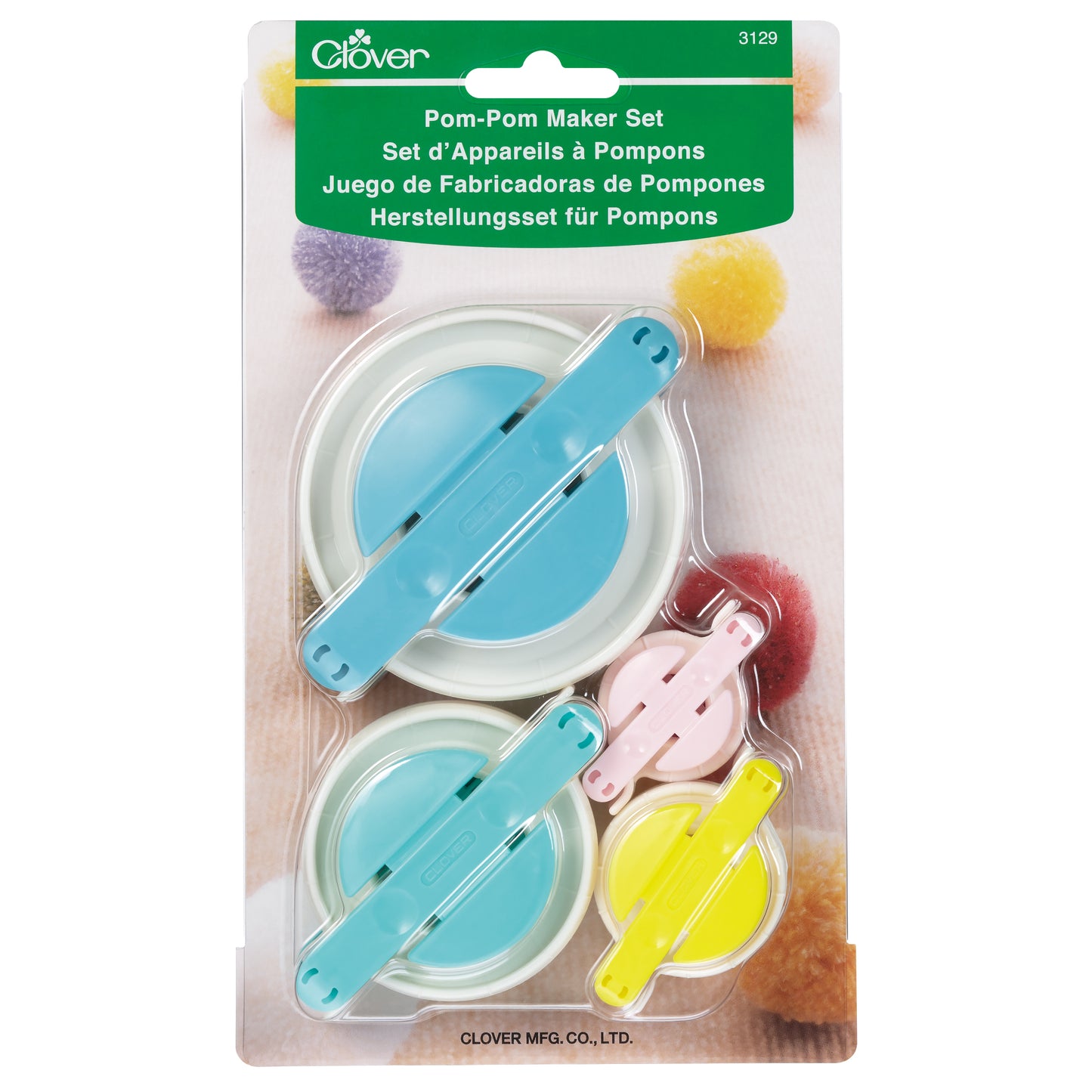 Clover Pom-Pom Makers - perfect to make accessories for your crafty projects
