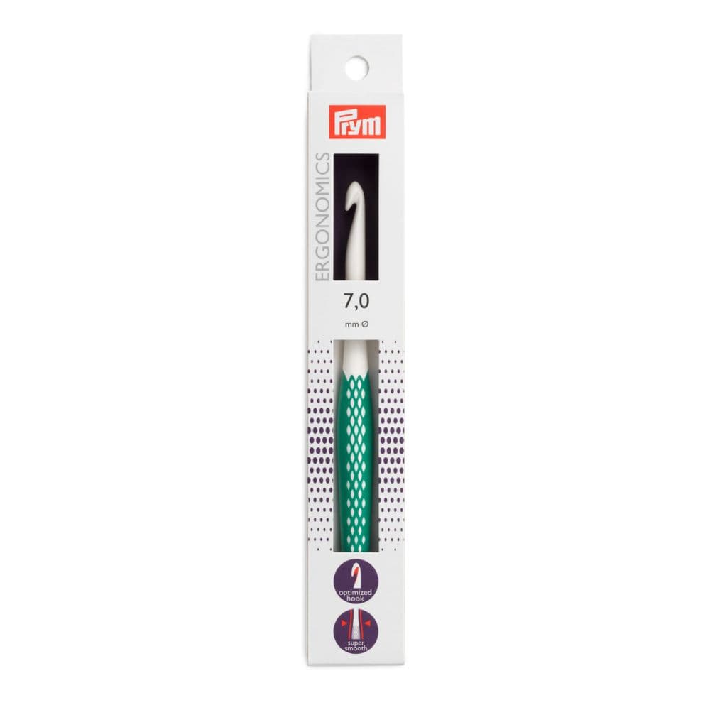 Prym Ergonomic Crochet Hooks sizes 3.0-7.0mm