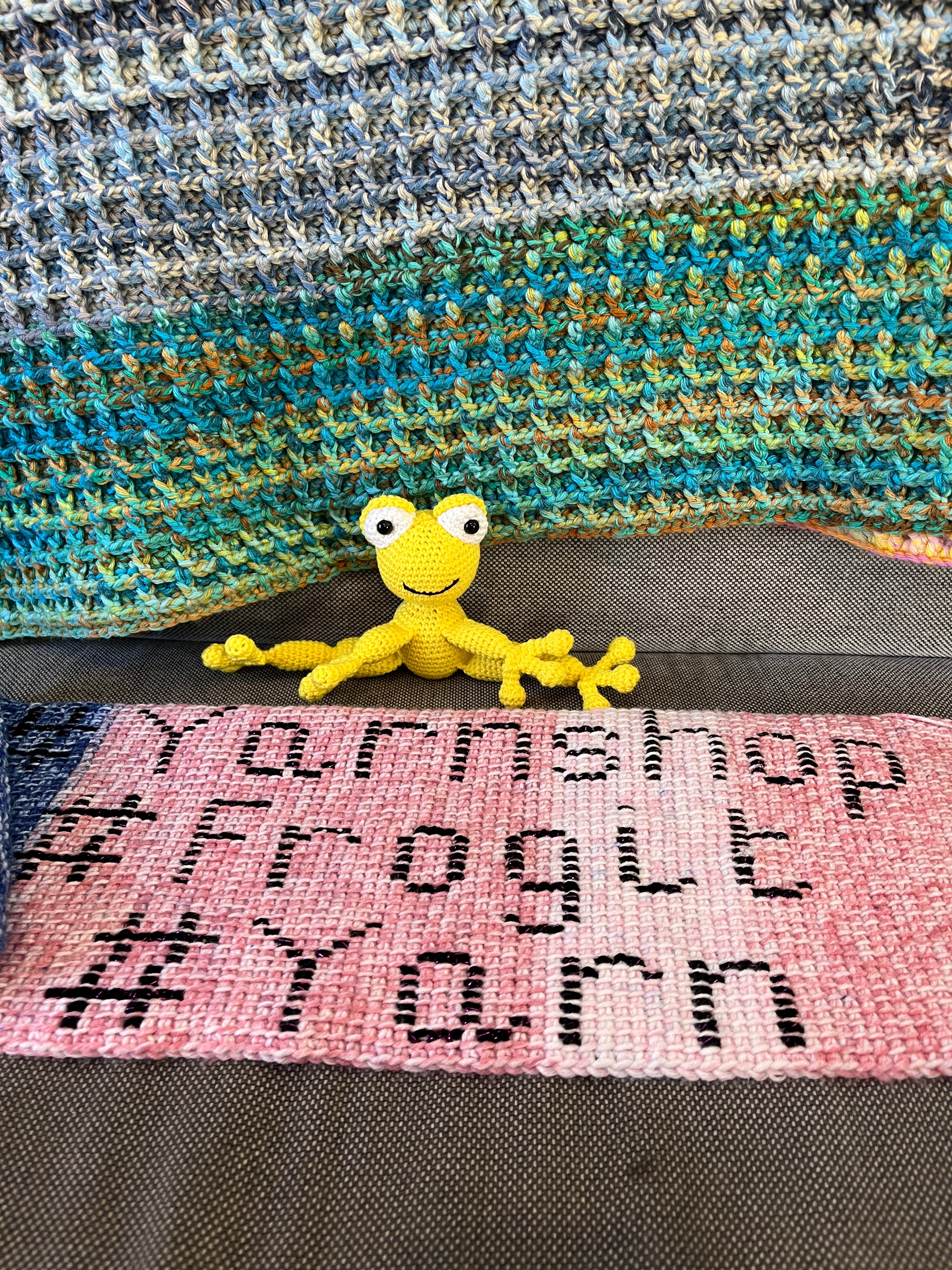 Yellow Froggy has been busy – frogit crochet