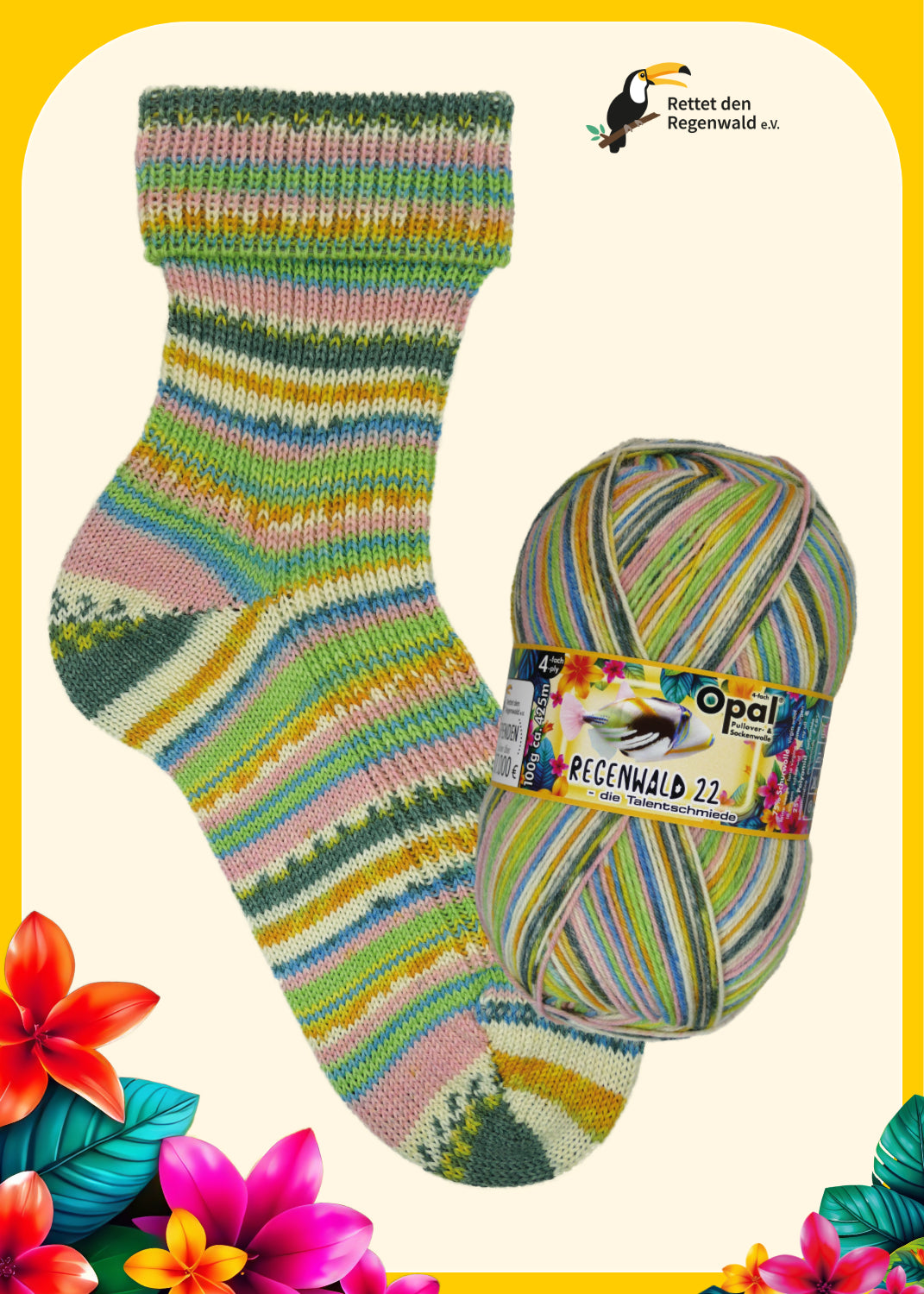 Opal Rain Forest 22 4ply Sock Yarn