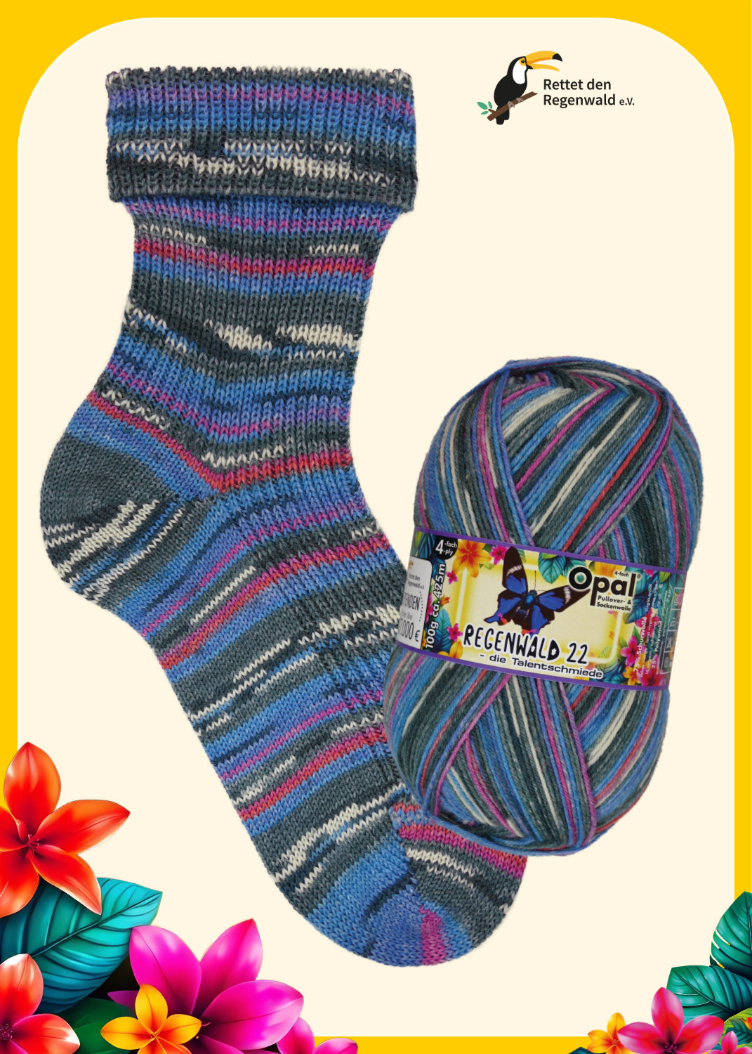 Opal Rain Forest 22 4ply Sock Yarn