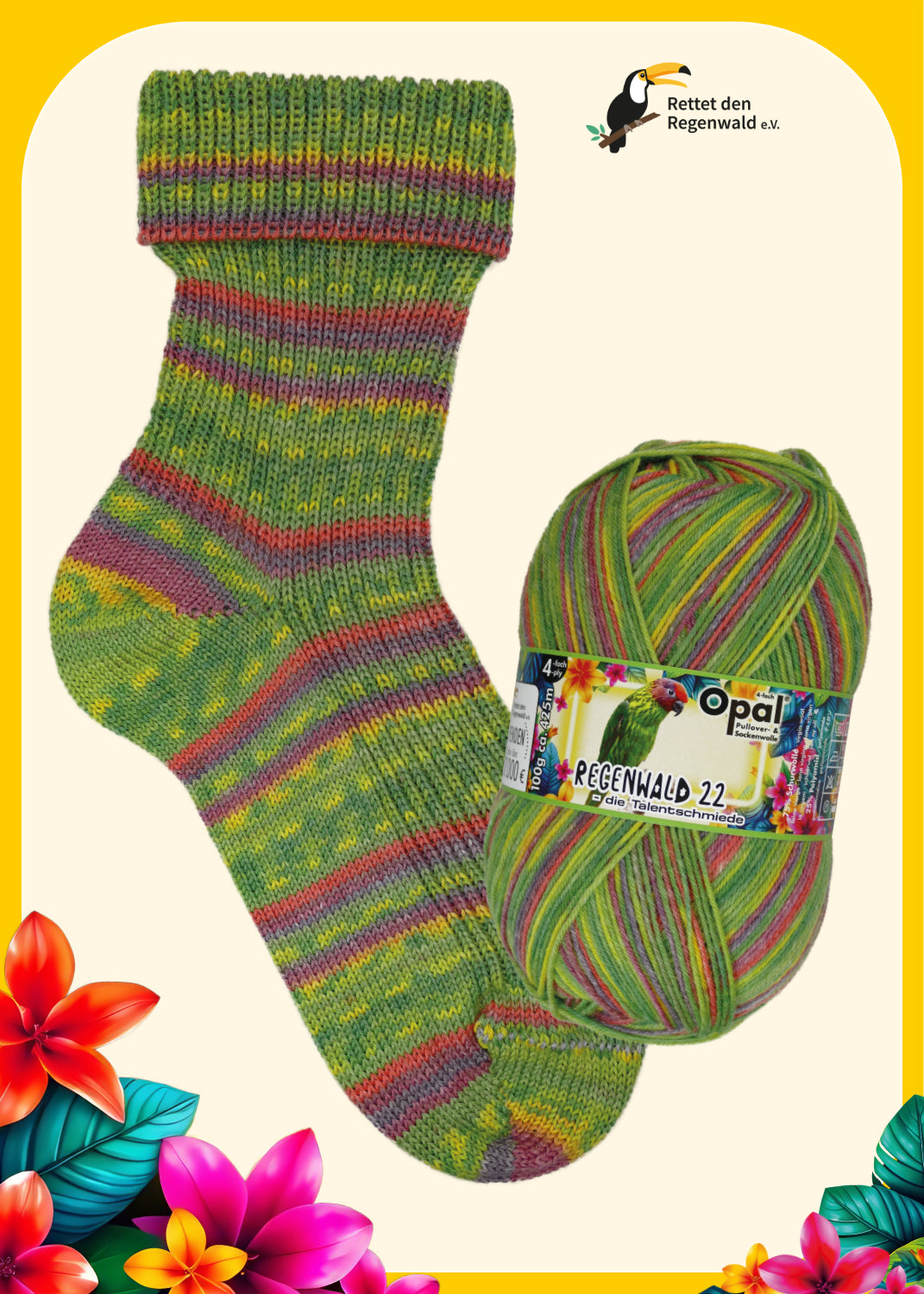 Opal Rain Forest 22 4ply Sock Yarn