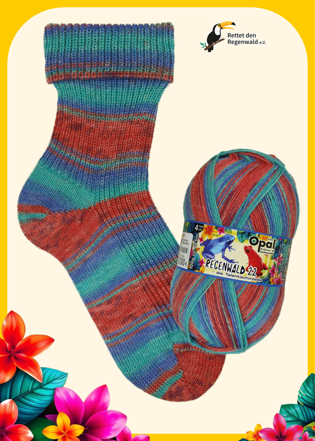 Opal Rain Forest 22 4ply Sock Yarn