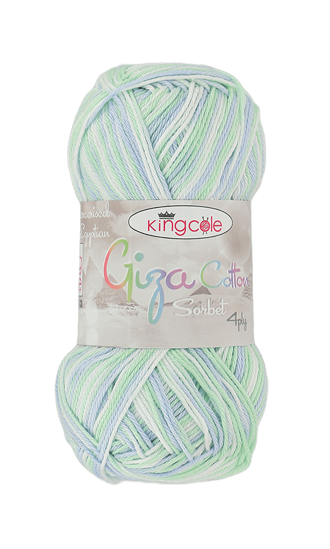 Giza Cotton Sorbet 4Ply - perfect for knitting and crochet