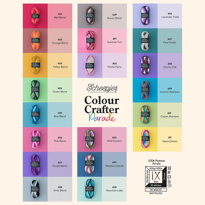 Scheepjes Colour Crafter Parade