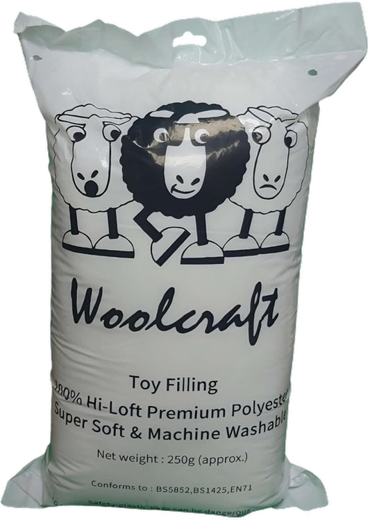 Woolcraft Hi-Loft Polyester Toy Filling 250g