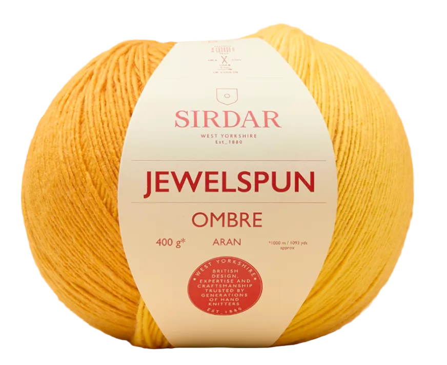 Jewelspun Ombre Aran - Perfect for knitting and crochet