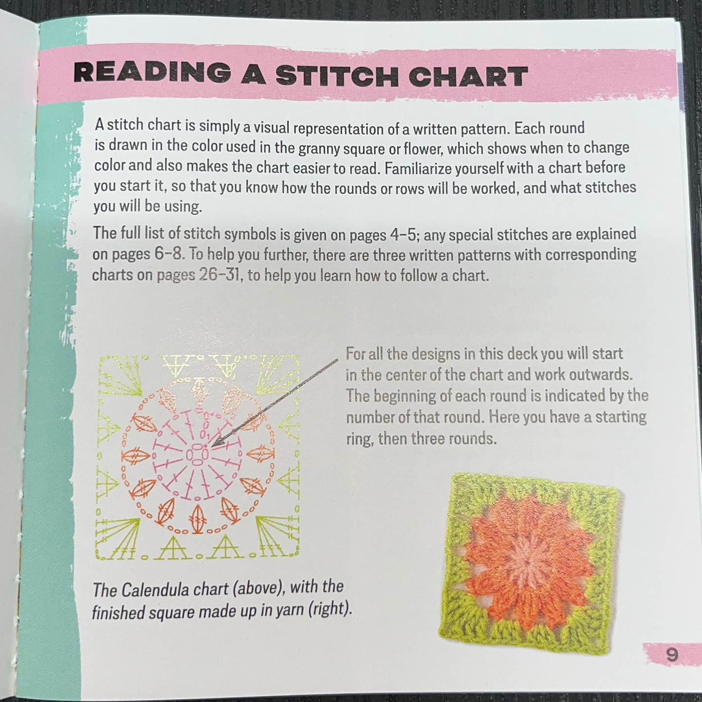 The Granny Square Flowers Card Deck