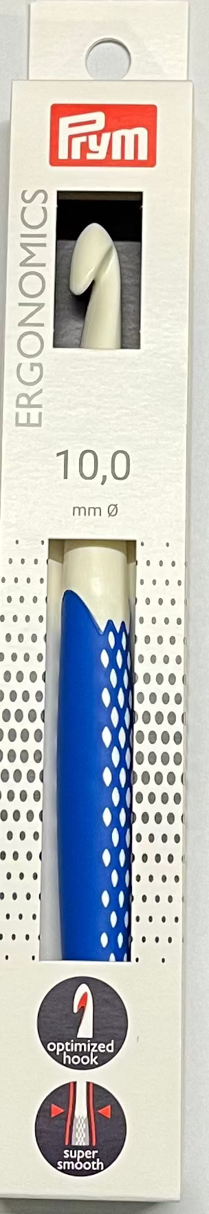 Prym Ergonomic Crochet Hooks sizes 3.0-15.0mm