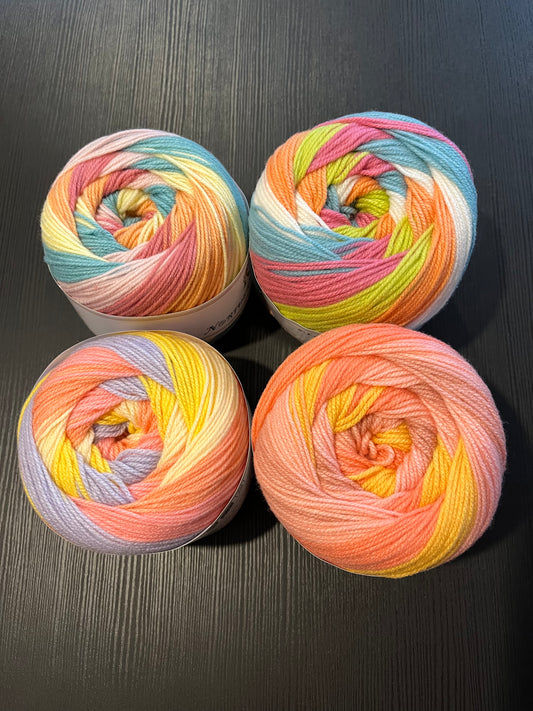 Northern Lights Yarn Cakes