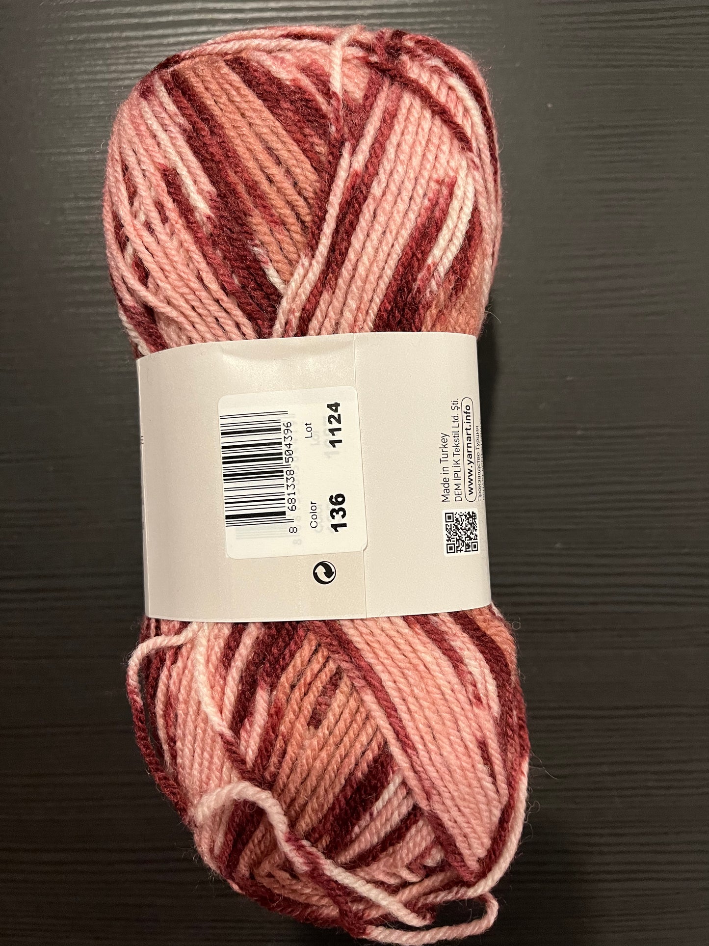 Yarnart Crazy Colour yarn