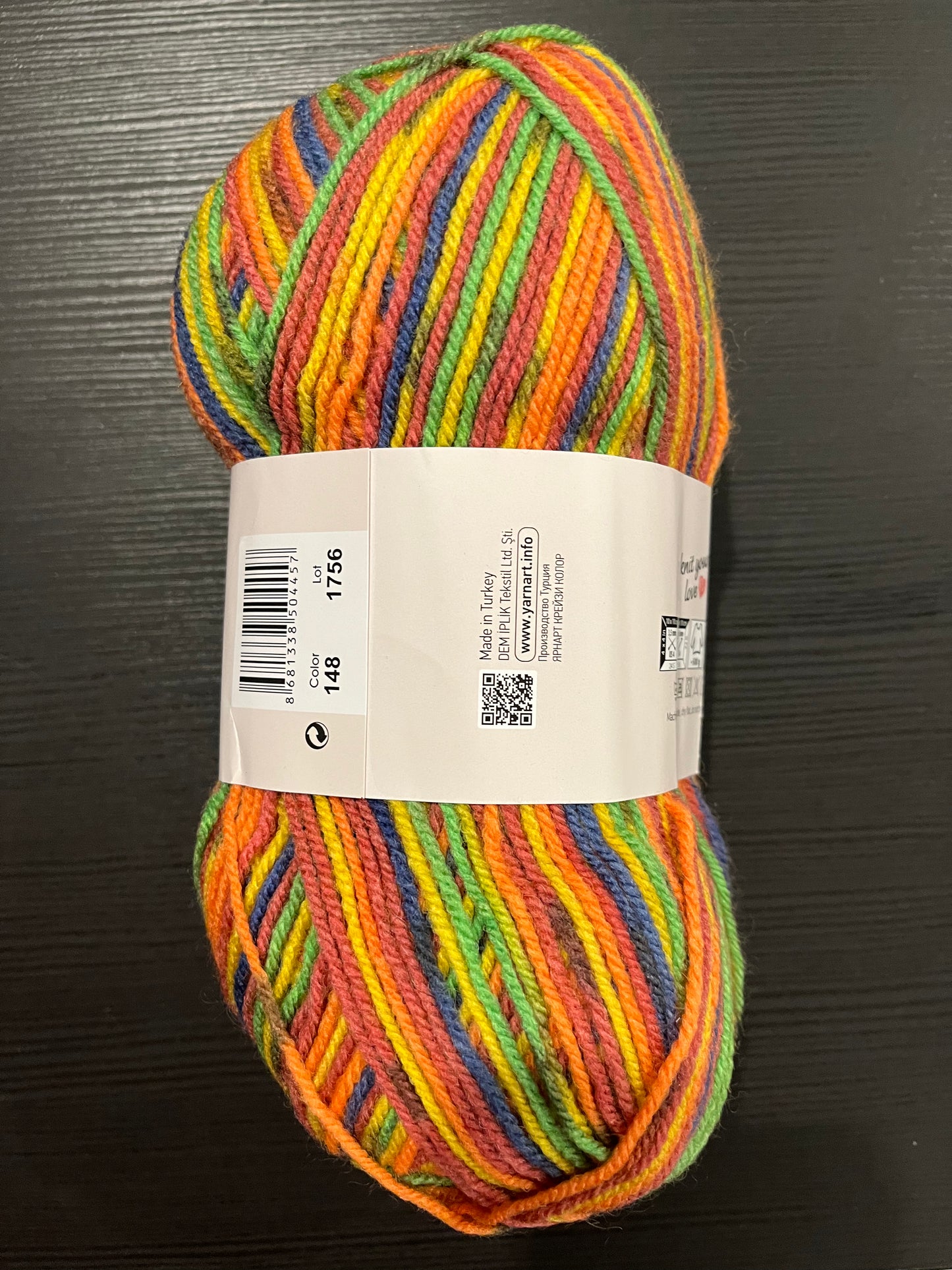 Yarnart Crazy Colour yarn