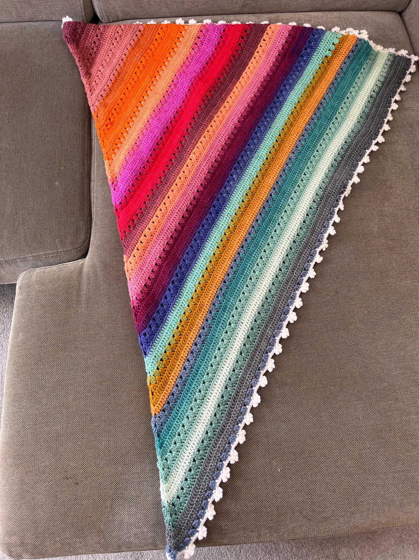 Marshmallow pie Shawl