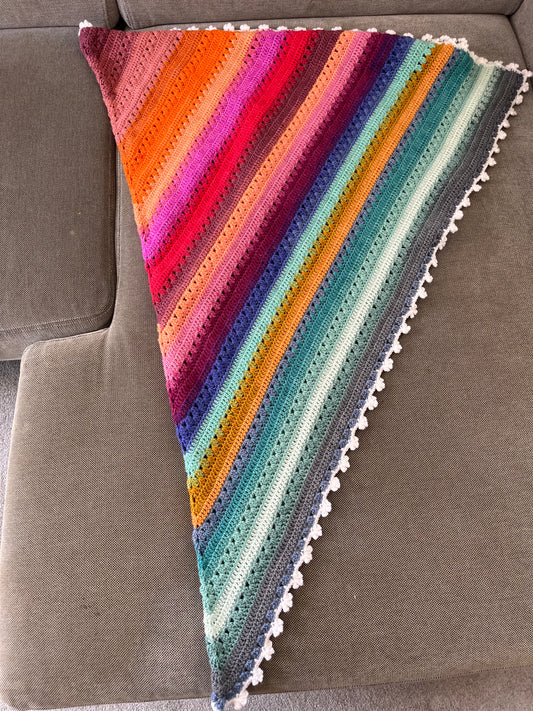 Marshmallow pie Shawl