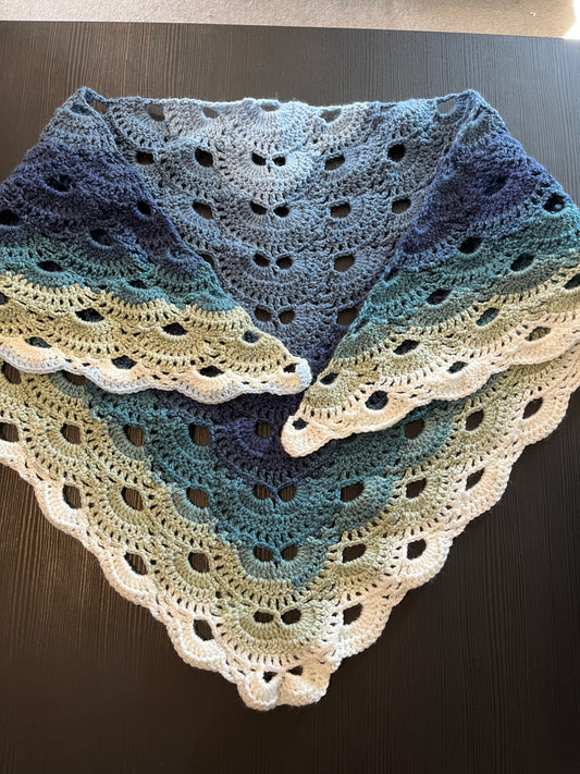 Virus shawl - I'm yaught leaving