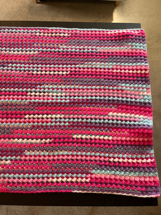 Barclay Baby Blanket - Raspberry Ripple