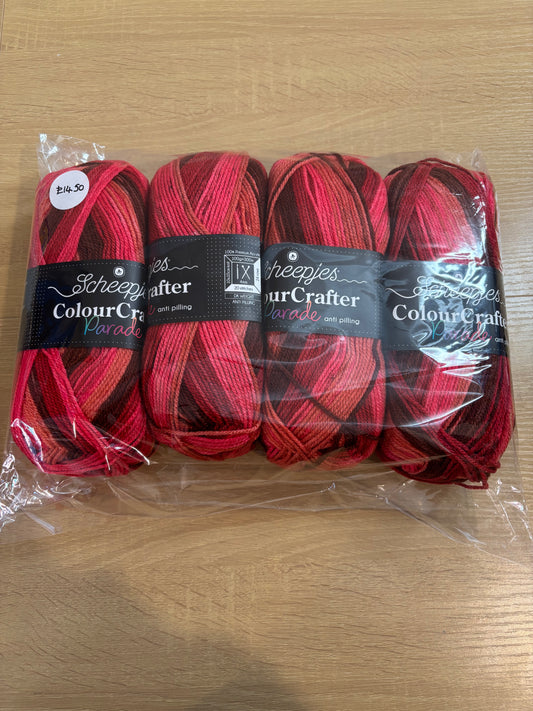 Scheepjes Yarn Bundle 4 X 100g