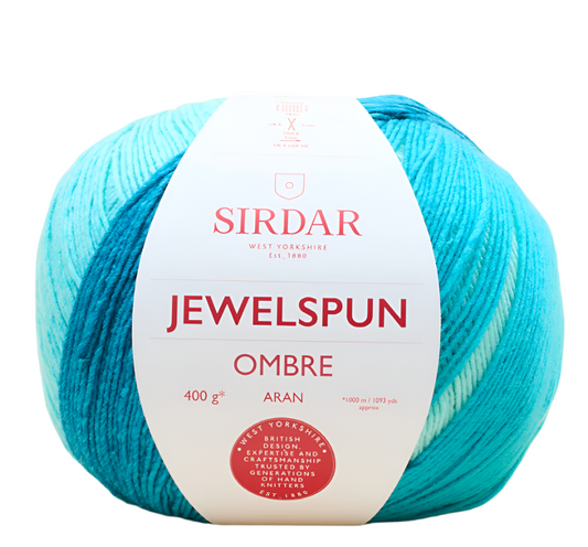 Jewelspun Ombre Aran - Perfect for knitting and crochet