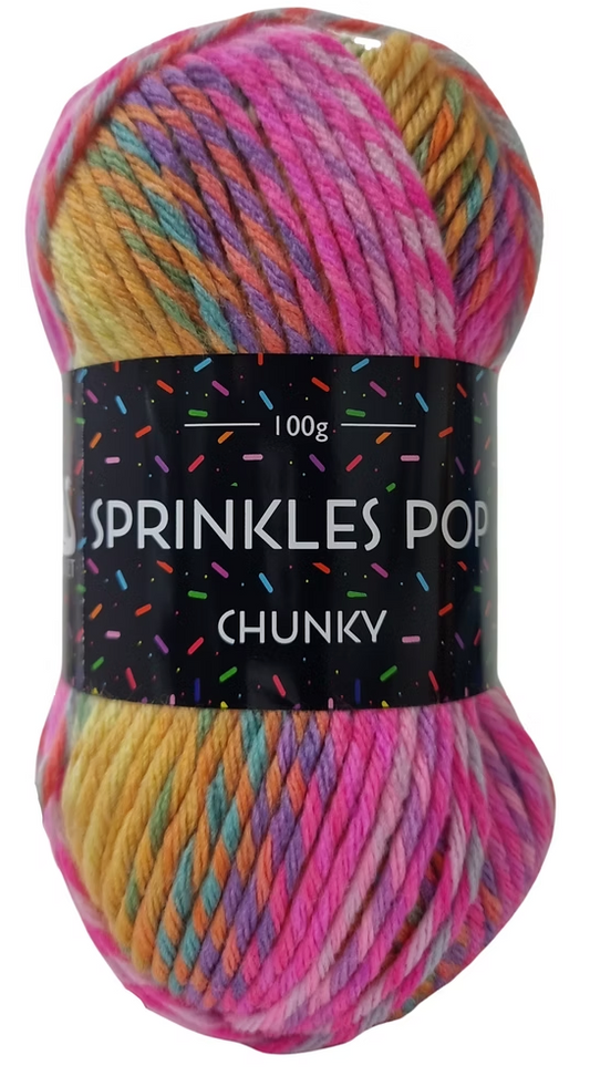 Cygnet Sprinkles Pop Chunky Yarn