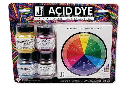 Jacquard Acid dye set with citric acid - 1pc