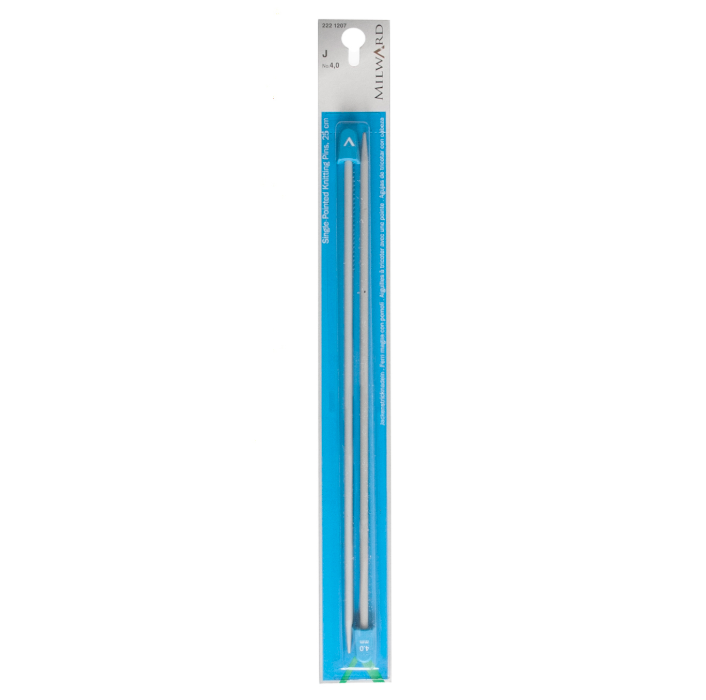 Milward Single-Pointed Knitting Pins 25cm