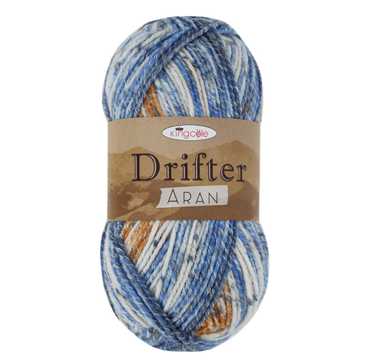 Kingcole Drifter Aran - perfect for knitting and crochet