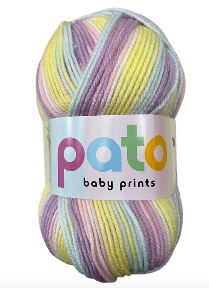 Baby Pato Prints Double Knit Yarn - perfect for knitting and crochet