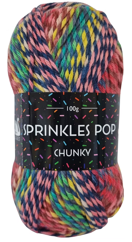 Cygnet Sprinkles Pop Chunky Yarn