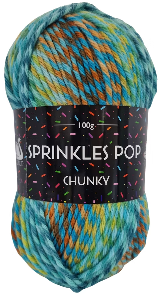 Cygnet Sprinkles Pop Chunky Yarn