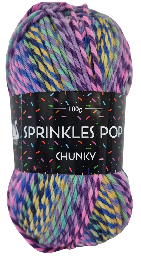 Cygnet Sprinkles Pop Chunky Yarn