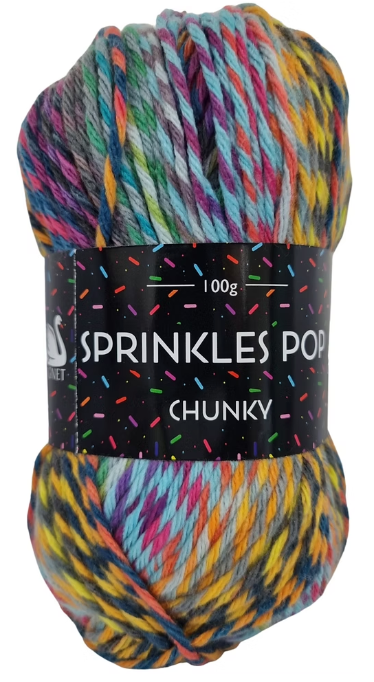 Cygnet Sprinkles Pop Chunky Yarn